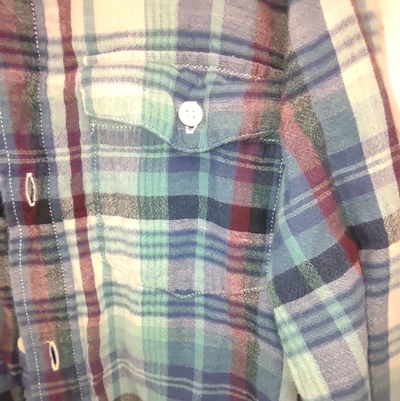 Plaid lined shirt 10/12 - Picture 4 of 7